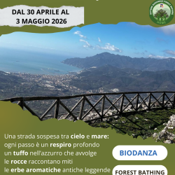 Sentiero degli Dei: da giovedì 30 aprile a domenica 3 maggio 2026